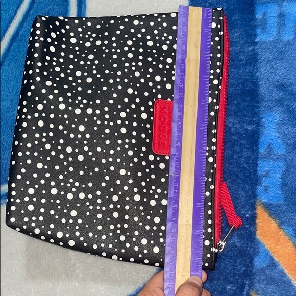 Mickey Mouse Black and White Polka Dot Pouch - Picture 3 of 4